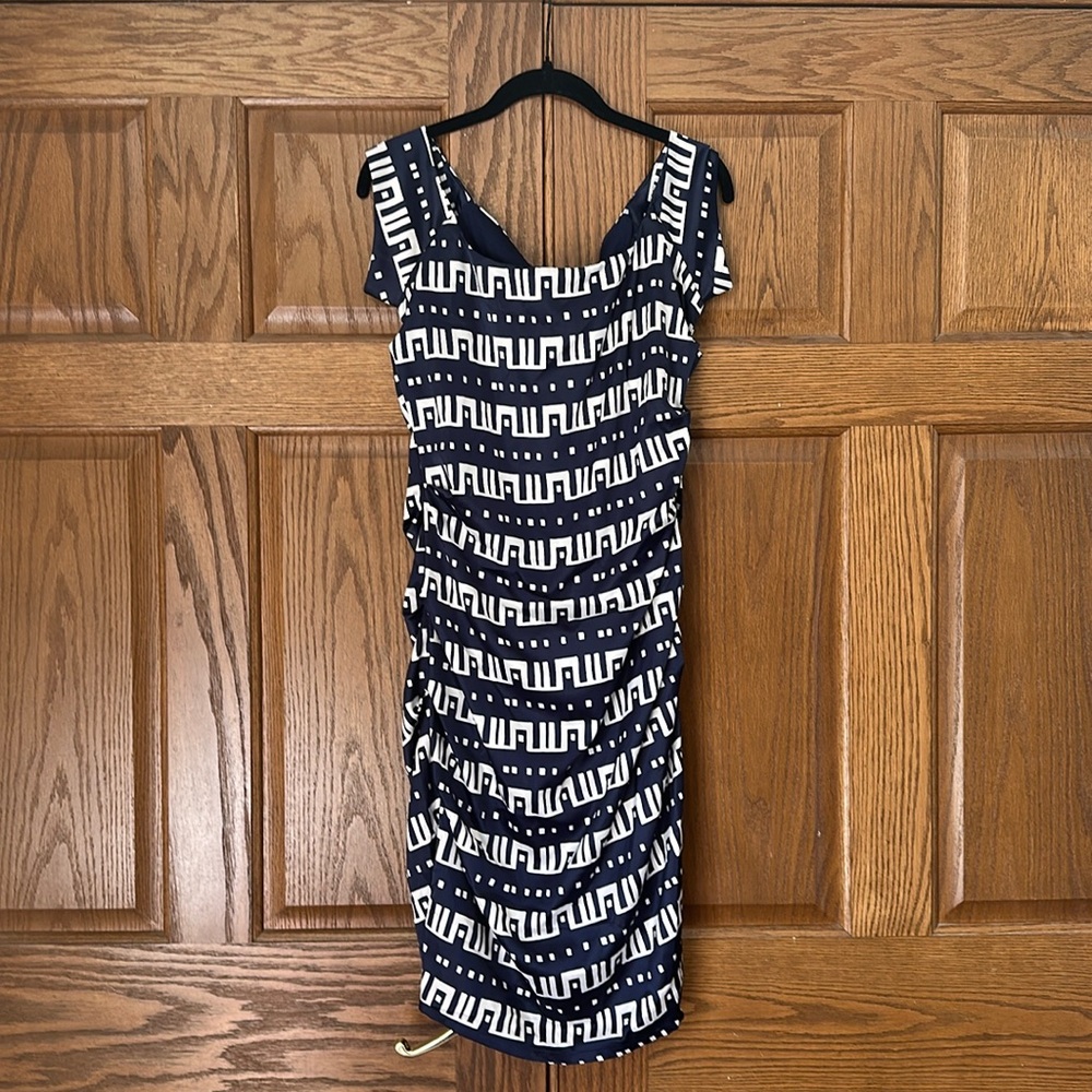 NWT Rubber Ducky Productions Dress Ruched Dress Size Large